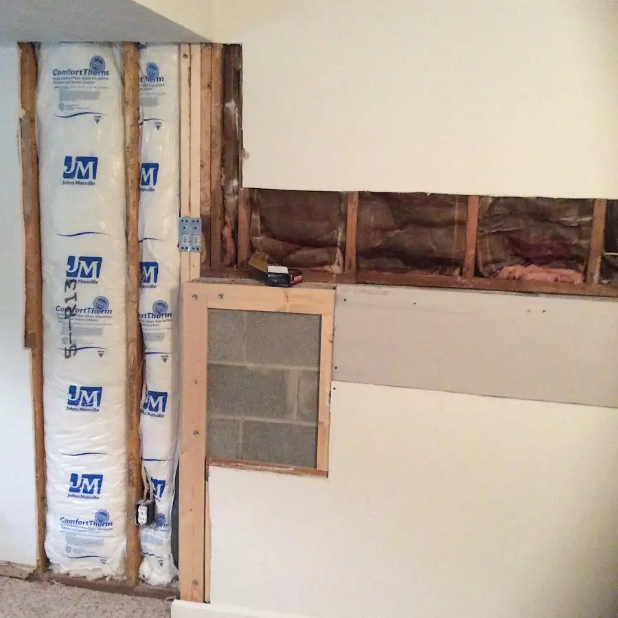 Wall insulation replacement during Structural Drying in Harborcreek